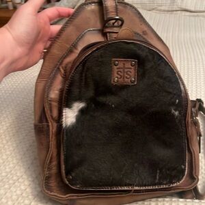 STS backpack style cowhide western bag